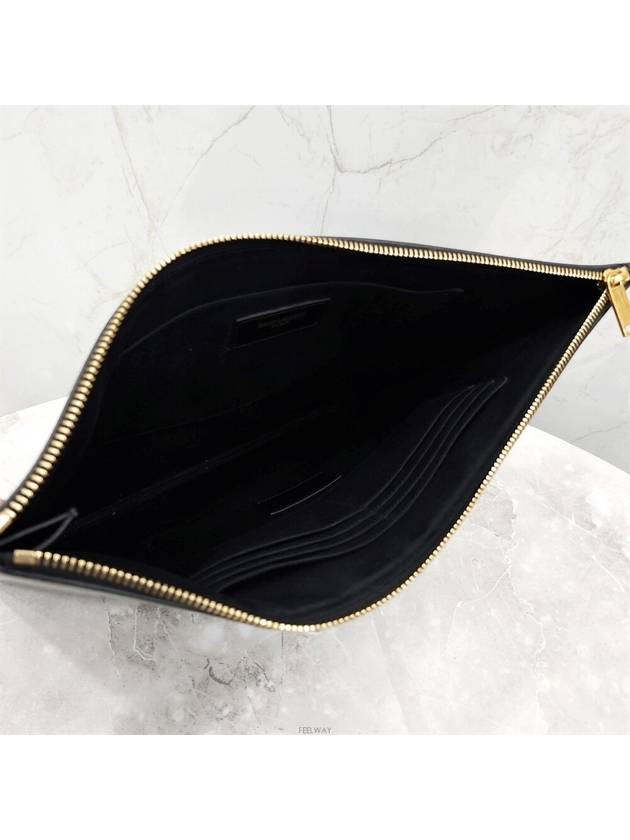 Lux You Monogram leather clutch bag 607782 - SAINT LAURENT - BALAAN 6