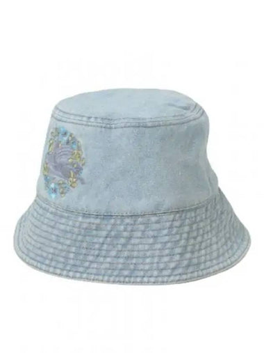 24 WAQA0008AD219 S9000 Embroidered Denim Bucket Hat - ETRO - BALAAN 1