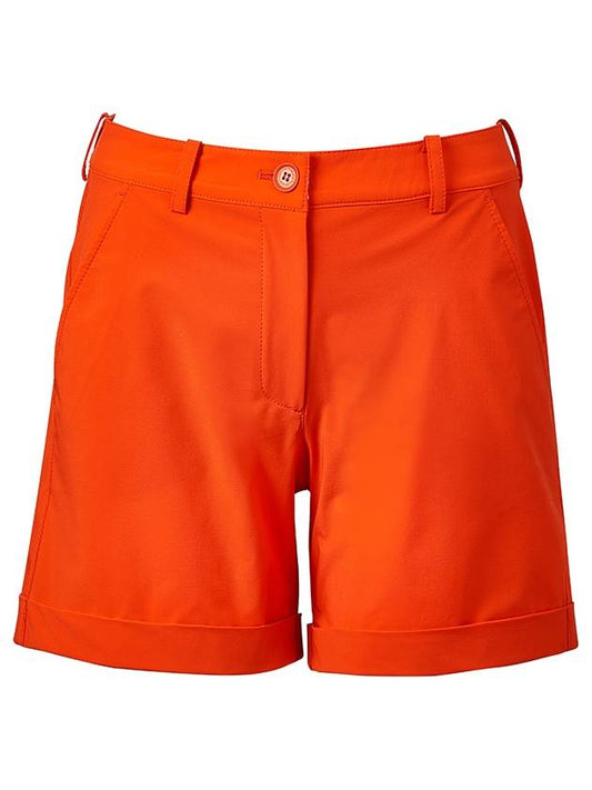 stretch roll-up shortsorange red - MILESANDMILESANDMILES - BALAAN 1