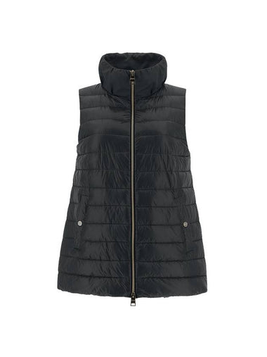 New Techno Padded Vest Black - HERNO - BALAAN 1