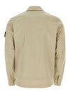 Supima Cotton Twill Stretch-TC Jacket Sand - STONE ISLAND - BALAAN 3