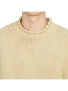 Men's Lambswool Lens Knit Top Beige - CP COMPANY - BALAAN 7