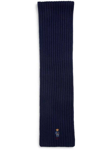 Teddy Bear Muffler Navy - POLO RALPH LAUREN - BALAAN 1