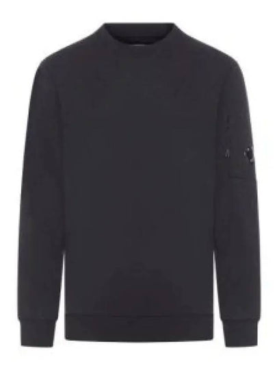 Diagonal Raised Fleece Lens Sweatshirt Black - CP COMPANY - BALAAN 2