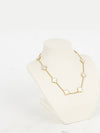 Van Cleef Arpels Vintage Alhambra Necklace 10 Motif Yellow Gold Mother of Pearl 74189 - VANCLEEFARPELS - BALAAN 3