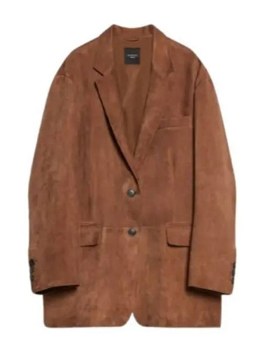 OGGI 25446021 001 25446021600 suede jacket - MAX MARA - BALAAN 1