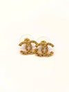 Stud Metal Earrings Gold - CHANEL - BALAAN 5