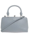 Goji Mini Calfskin Leather Tote Bag Light Blue - JIL SANDER - BALAAN 3