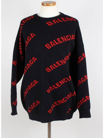 multi logo knit - BALENCIAGA - BALAAN 1