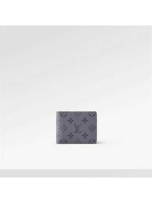 Monogram Eclipse Reverse Slender Half Wallet Grey - LOUIS VUITTON - BALAAN 2