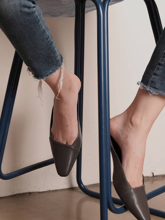 Asymmetry Mules Grey - COMMEGEE - BALAAN 1