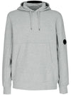 Lens Wappen Pocket Hoodie Grey - CP COMPANY - BALAAN 2