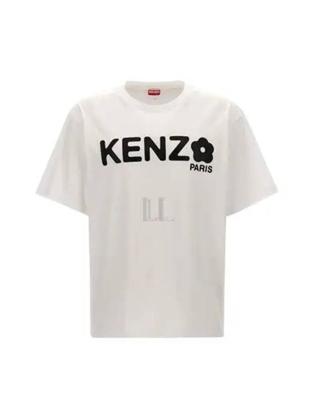 Boke Flower 2.0 Oversized Fit Short Sleeve T-Shirt White - KENZO - BALAAN 2