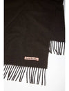 Canada New Oversized Fringe Muffler Chocolate Brown - ACNE STUDIOS - BALAAN 3