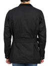 Men's International A7 Wax Slim Jacket Black - BARBOUR - BALAAN 8