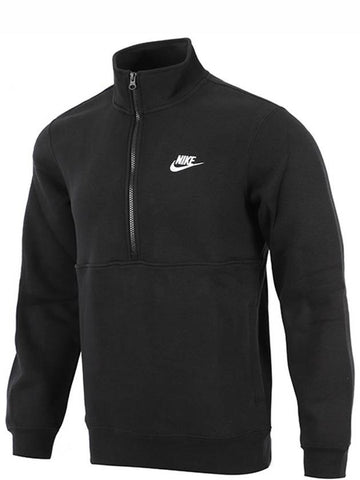 Genuine Sportswear Club Half Zip Top DD4733 011 - NIKE - BALAAN 1