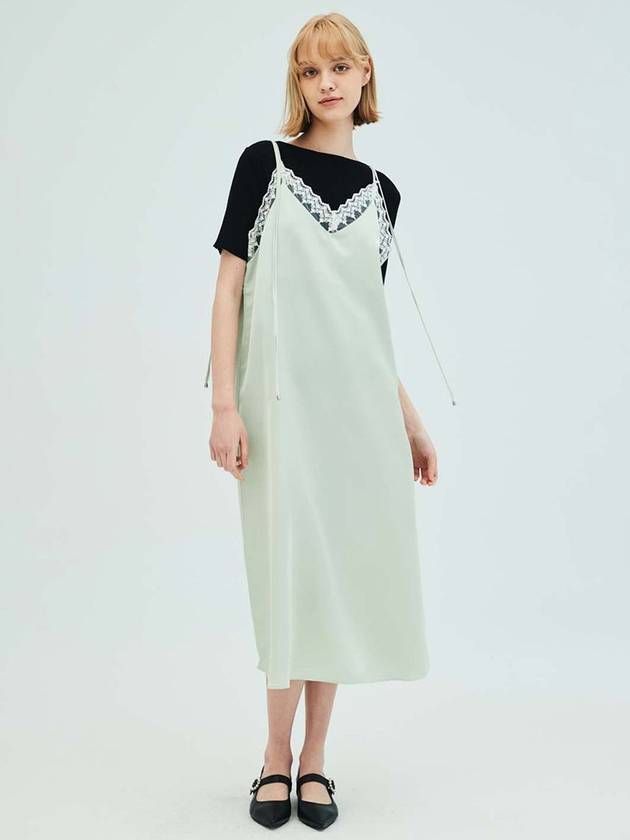 Lace Bustier Long Dress Mint - OPENING SUNSHINE - BALAAN 4