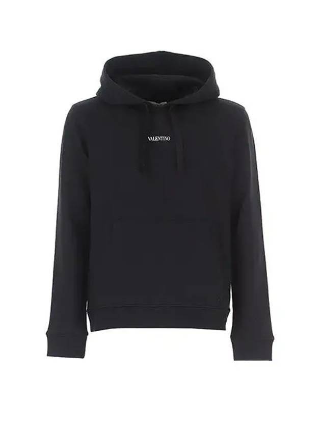 Logo Hoodie Black - VALENTINO - BALAAN 1