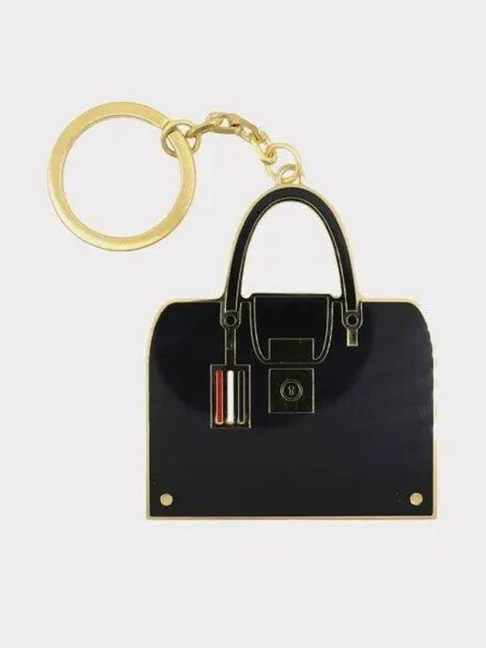 Mr Tom Bag Key Holder Black Gold - THOM BROWNE - BALAAN 2