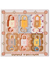 LV Unlocked Square 90 Scarf Beige - LOUIS VUITTON - BALAAN 2