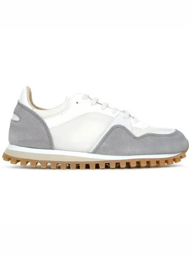 Men's Trail Leather Low Top Sneakers Light Grey - SPALWART - BALAAN 1