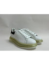 Oversized Clear Sole Low Top Sneakers Black White - ALEXANDER MCQUEEN - BALAAN 5