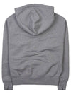 Heart Logo Cotton Hoodie Grey - AMI - BALAAN 3