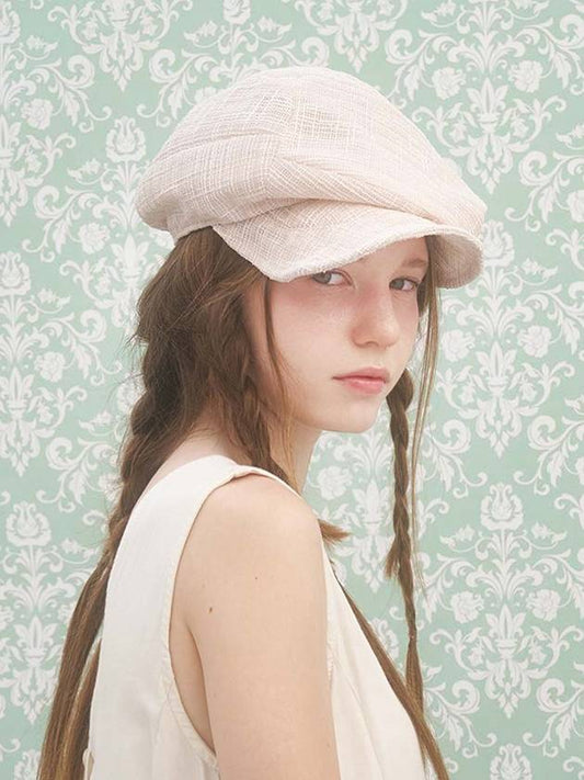 Iconic Casquette Ivory - BROWN HAT - BALAAN 2