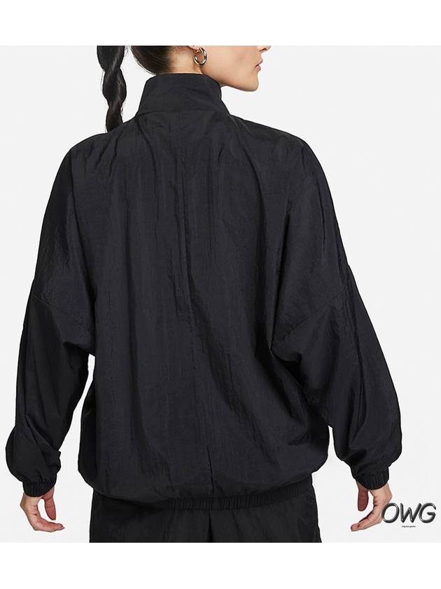 Sportswear Essential Woven Track Jacket Black - NIKE - BALAAN 4