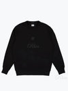 Logo Patch Cotton Sweatshirt Black - CP COMPANY - BALAAN 2