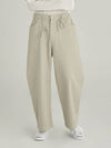 Women's Wide Banding Balloon Pants Cream Color - MOTH - BALAAN 2