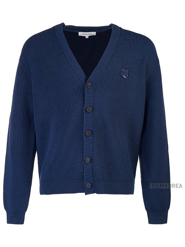 Bold Fox Head Cardigan Navy - MAISON KITSUNE - BALAAN 2