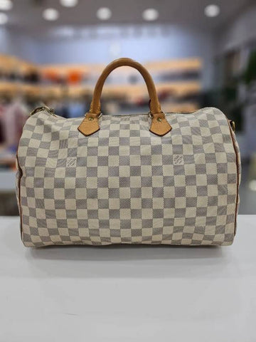 Damier Azur Speedy Bandoulier 35 N41372 - LOUIS VUITTON - BALAAN 1