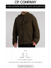 Men's Chrome R Goggles Hooded Zip-Up Jacket Khaki - CP COMPANY - BALAAN.