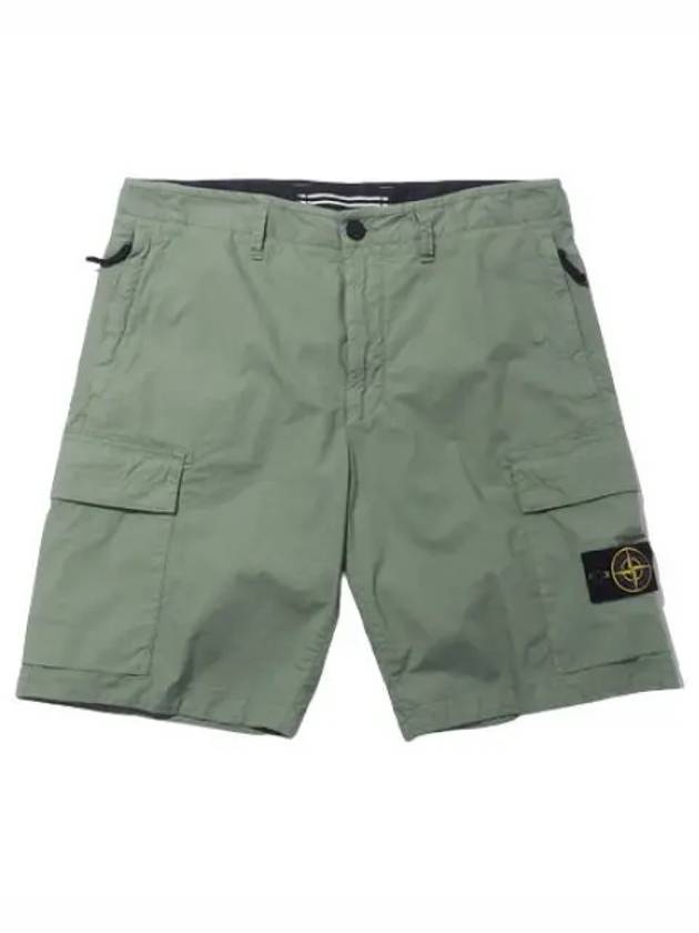 Badge Cargo Bermuda Pants Regular Fit Men s Shorts Short - STONE ISLAND - BALAAN 1