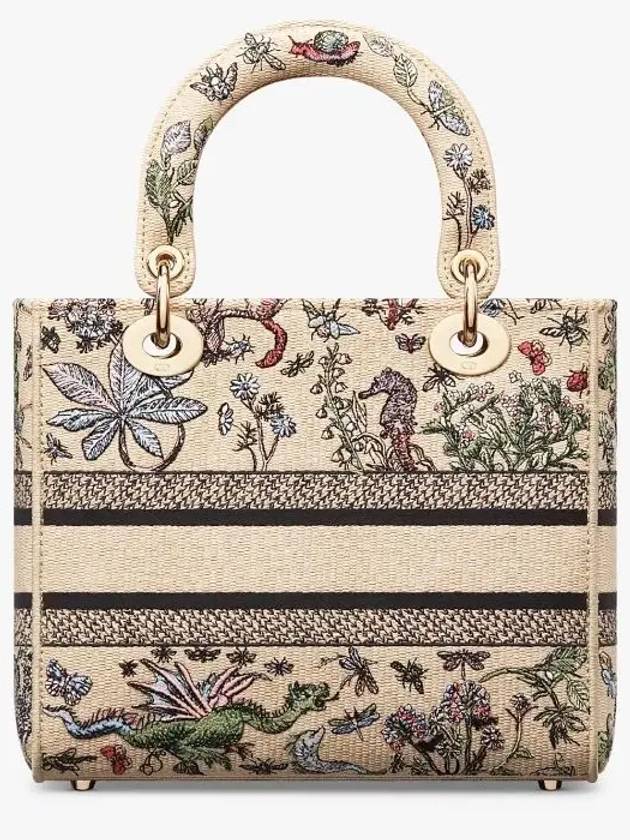 Lady D-Lite Cabinet de Curiosités Medium Tote Bag Beige - DIOR - BALAAN 4