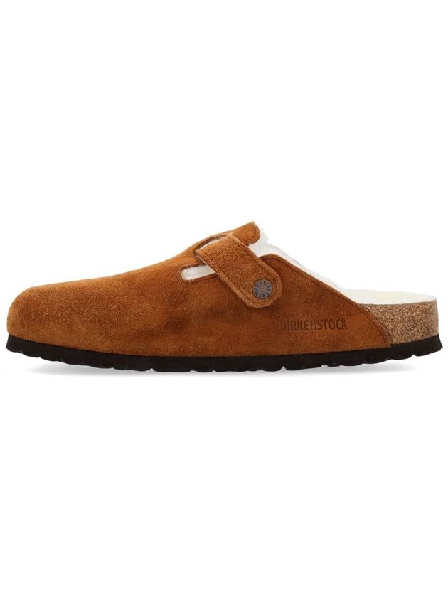 Boston Fur Shearling Mule Mink - BIRKENSTOCK - BALAAN 4