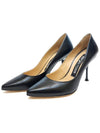 Women's Metal Logo Pumps Black A81753 MAGN05 1000 - SERGIO ROSSI - BALAAN 2