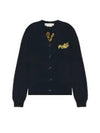 Logo Cardigan Black - MARNI - BALAAN 1