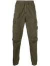 Wappen Patch Cargo Track Pants Green - STONE ISLAND - BALAAN 1