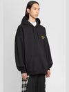 Chest Logo Hoodie Black - VETEMENTS - BALAAN 10