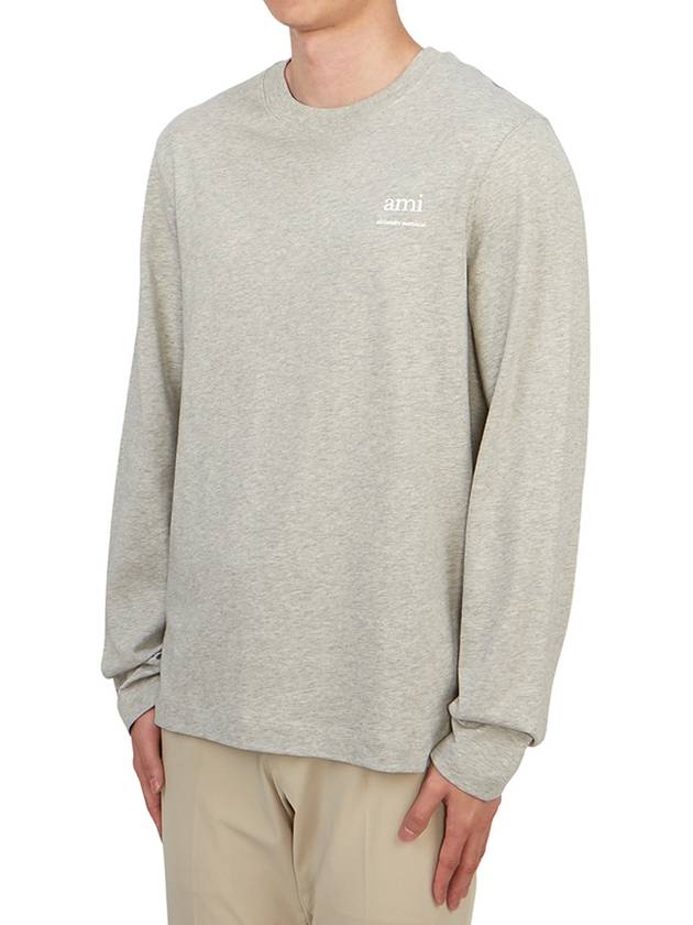 Alexandre Mattiussi Long Sleeve T-Shirt Grey - AMI - BALAAN 3