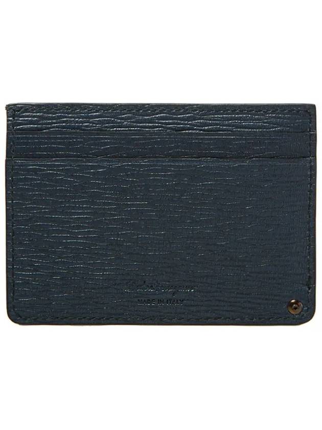 Revival Card Wallet Navy - SALVATORE FERRAGAMO - BALAAN 3