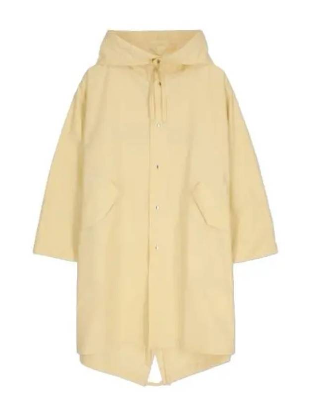 Logo Parka Yellow Jumper Jacket - JIL SANDER - BALAAN 1