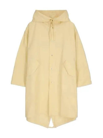 Logo Parka Yellow Jumper Jacket - JIL SANDER - BALAAN 1