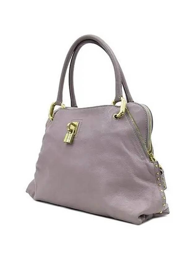 Purple leather tote bag - MARC JACOBS - BALAAN 2