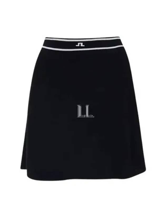 Emma Knit Skirt Black - J.LINDEBERG - BALAAN 2