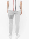 Women's Diagonal Pastel Trainning Jogger Track Pants Grey - THOM BROWNE - BALAAN 3