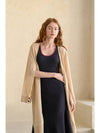 Kaijienne Interseasonal Split Sleeve Long Cardigan_Light Beige - CAHIERS - BALAAN 1