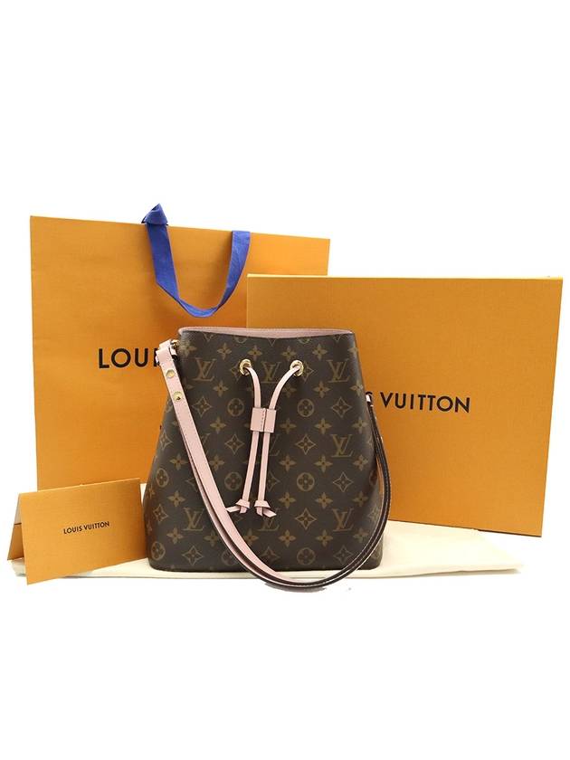 Louis Vuitton M44022 Monogram Canvas Rose Poudre Pink Neo Noe Bucket Shoulder Bag - LOUIS VUITTON - BALAAN 2